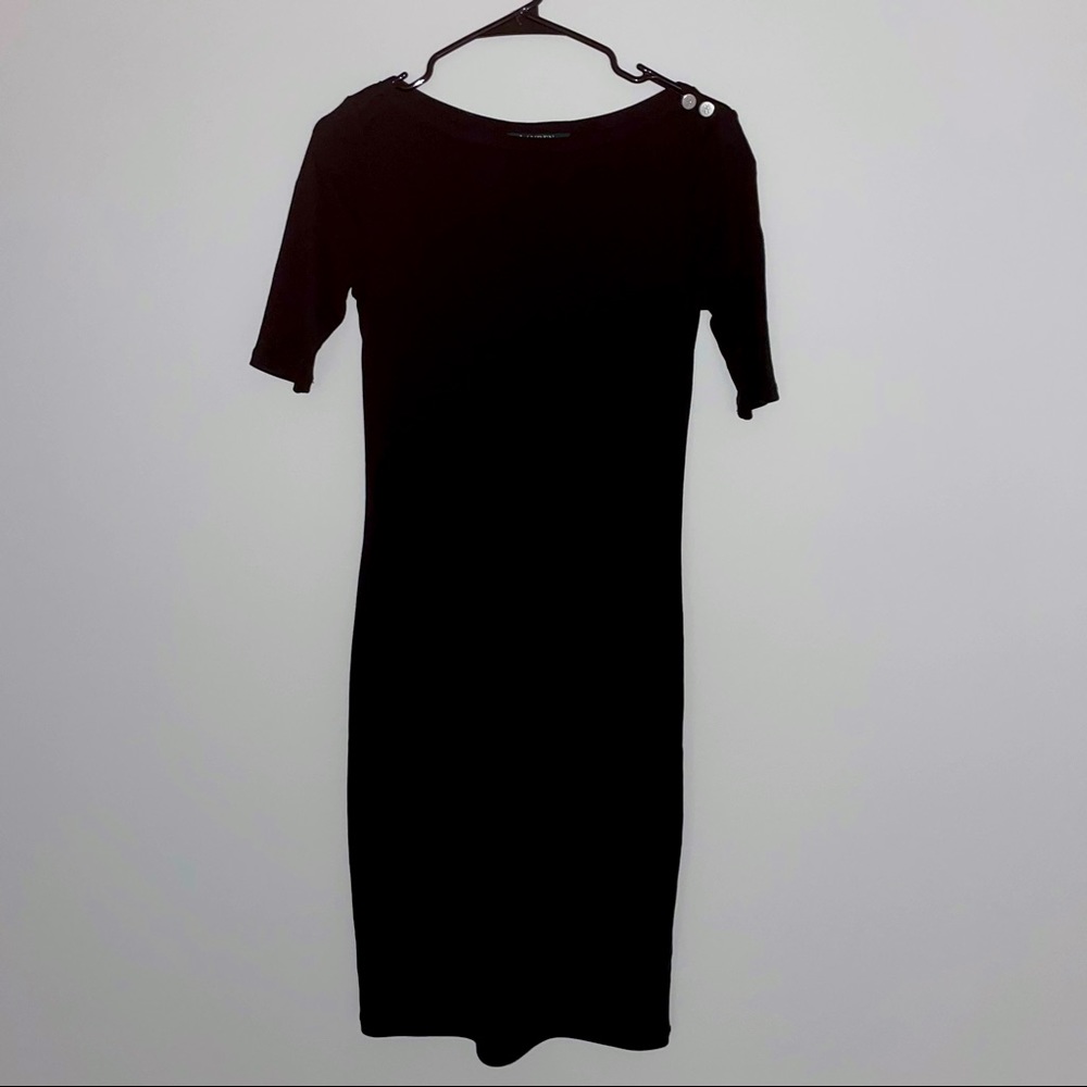 Black Ralph Lauren Body-con Dress